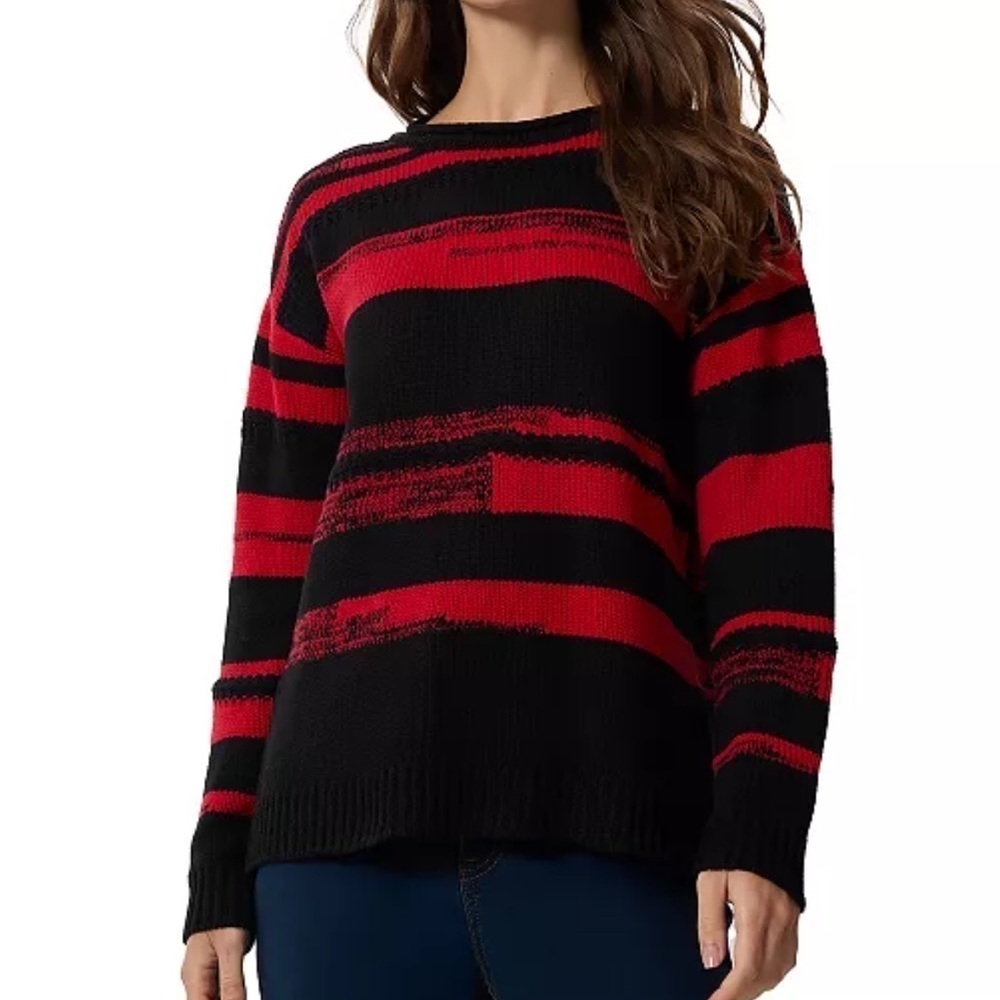 Jones New York
Women's Color-Blocked Drop-Shoulder Sweater